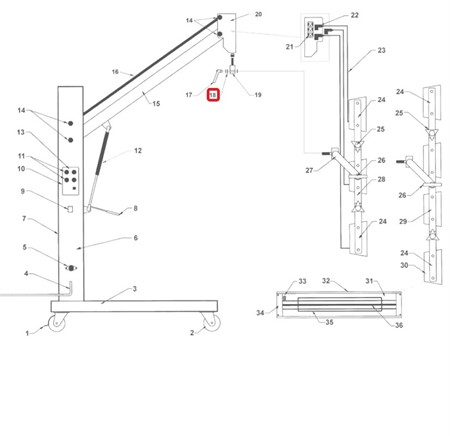 Washers For Cassette Support Locking Handle